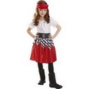 Déguisement pirate fille rouge