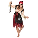 Déguisement pirate zombie adulte Halloween pour femme