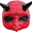 Demi masque diable adulte halloween