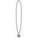 Collier argent boule Disco