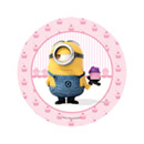 Disque azyme Stuart cupcake Minions 20.5 cm