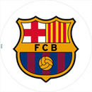 Disque azyme 20 cm FC Barcelone