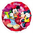 Disque azyme 20 cm Mickey et Minnie