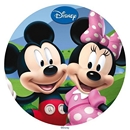 Disque azyme 20 cm Mickey & Minnie