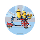 Disque sucre Minions™ 20 cm