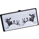 Faux cils courts noirs adulte Halloween