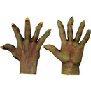 Gants monstre vert adulte Halloween