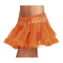 Jupon orange en tulle femme