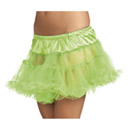 Jupon vert en tulle femme