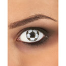 Lentilles de contact fantaisie ballon de football adulte