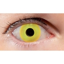 Lentilles de contact oeil jaune fluo