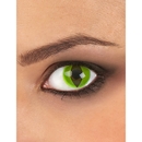 Lentilles de contact oeil reptile vert adulte