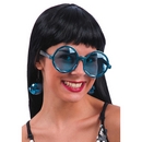 Lunettes disco bleues adulte