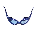 Lunettes lumineuses bleues forme papillon