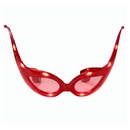 Lunettes lumineuses rouges forme papillon