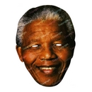 Masque carton Nelson Mandela