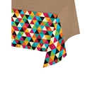 Nappe plastique Kraft coloré