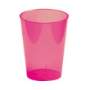 6 verres en plastique rigide fuchsia 30 cl