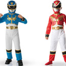 Pack déguisements Power Rangers™ rouge et bleu enfant Coffret