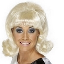 Perruque blonde années 60 femme