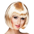 Perruque courte blonde femme