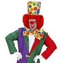 Chapeau haut de forme clown adulte