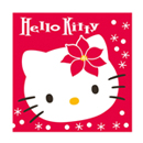 20 Serviettes en papier Hello Kitty™ Noël 40 x 40 cm