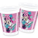 8 Gobelets en plastique Minnie 200ml