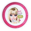 Assiette creuse en mélamine barbie™ 19 cm