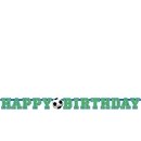 Bannière happy birthday football