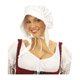 Bonnet servante blanc femme