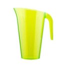 Carafe en plastique rigide vert anis 1,5 L