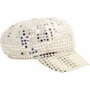 Casquette disco argent adulte