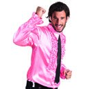 Chemise disco rose homme