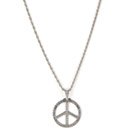 Collier hippie en métal Adulte