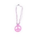 Collier hippie rose