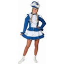 Déguisement majorette femme bleu