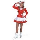 Déguisement majorette femme rouge