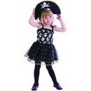 Déguisement pirate tête de mort fille