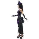 Déguisement sorcière violette sexy femme Halloween