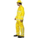 Déguisement pompier homme jaune