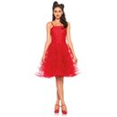 Déguisement robe rouge années 50 femme