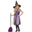 Déguisement sorcière violette étoilée fille Halloween