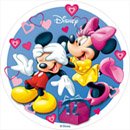 Disque azyme 20 cm Mickey et Minnie