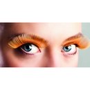 Faux cils longs orange adulte