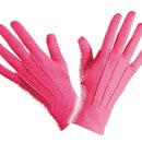 Gants courts roses femme