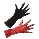 Gants démon adulte Halloween