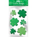 Stickers gels trèfles verts Saint-Patrick