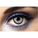 Lentilles de contact fantaisie argentées adulte