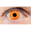 Lentilles de contact fantaisie UV orange adulte